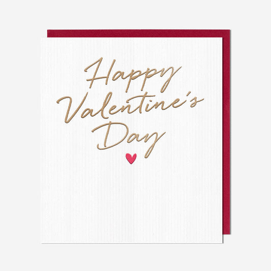 Happy Valentine's Day Heart General Card