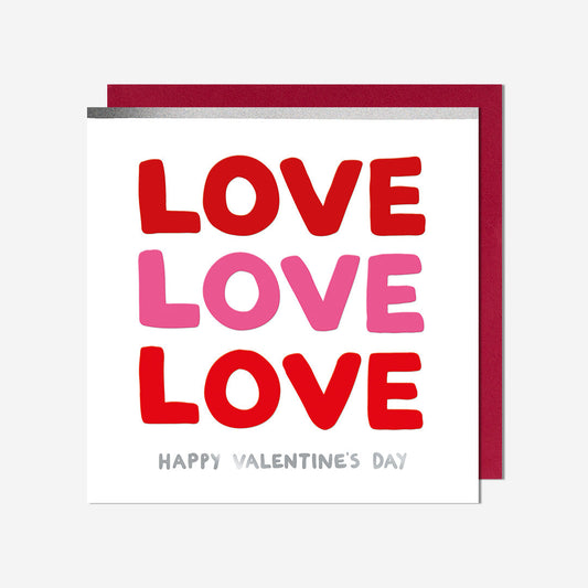 Love Love Love General Card
