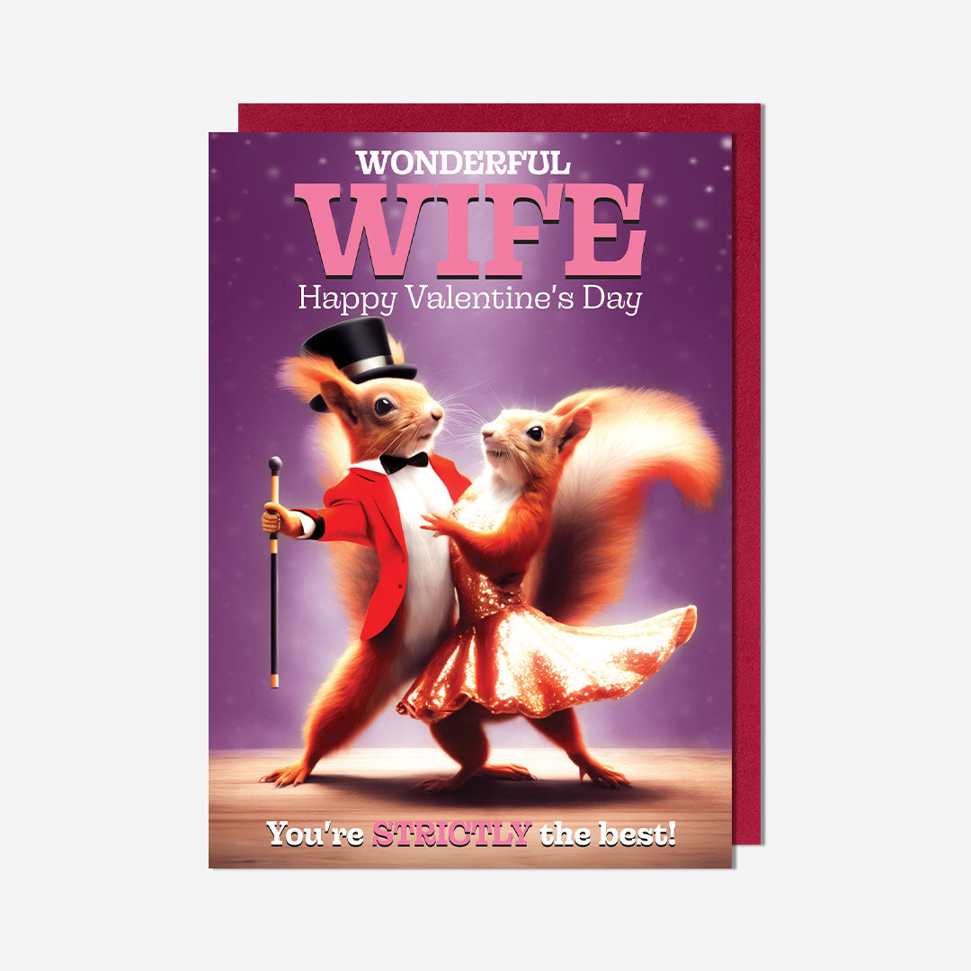 Wife Strictly Squirrels Wife Card
