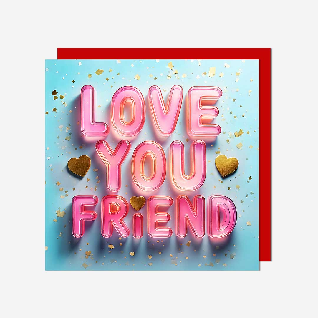 Love you friend General Card