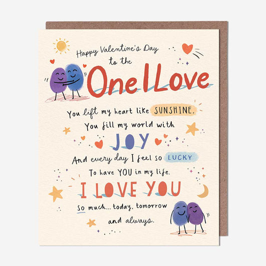 Fill my world with joy One I Love Card