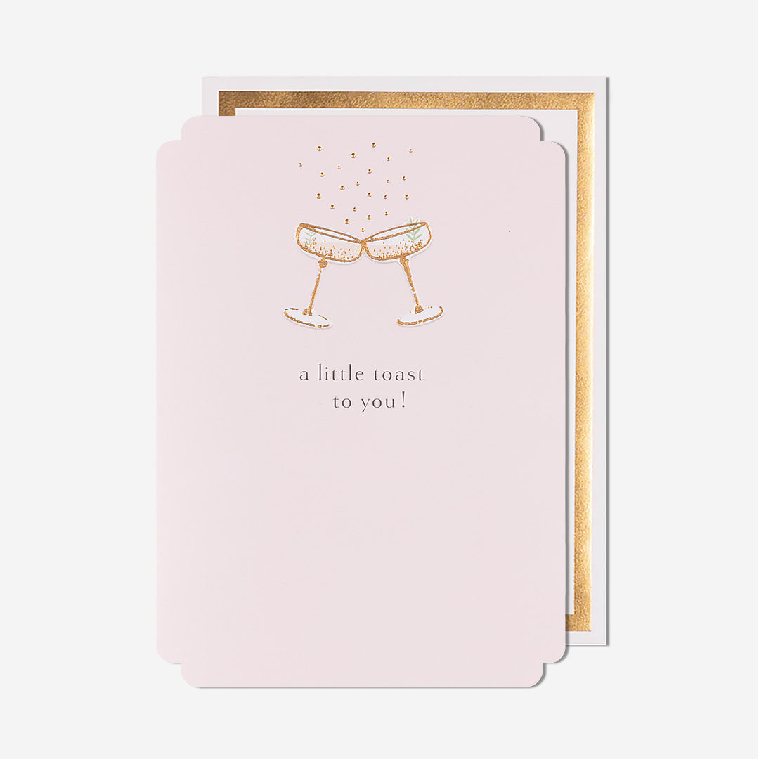 Birthday Fizz Cocktail Glasses Card