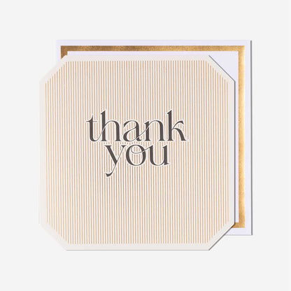 Gold Foil Background Thank You Card