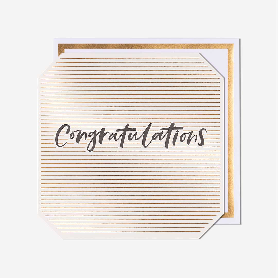 Script Congratulations Card