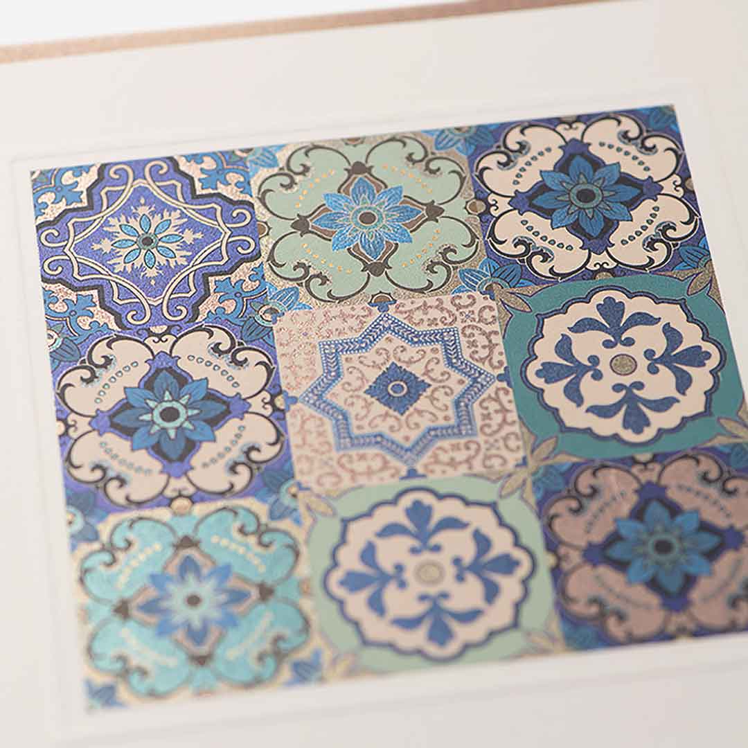 Alhambra Pattern Blank Card