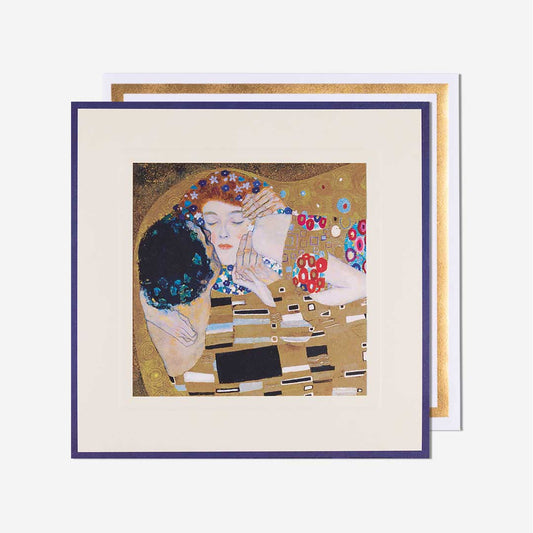 Klimt The Kiss Blank Card