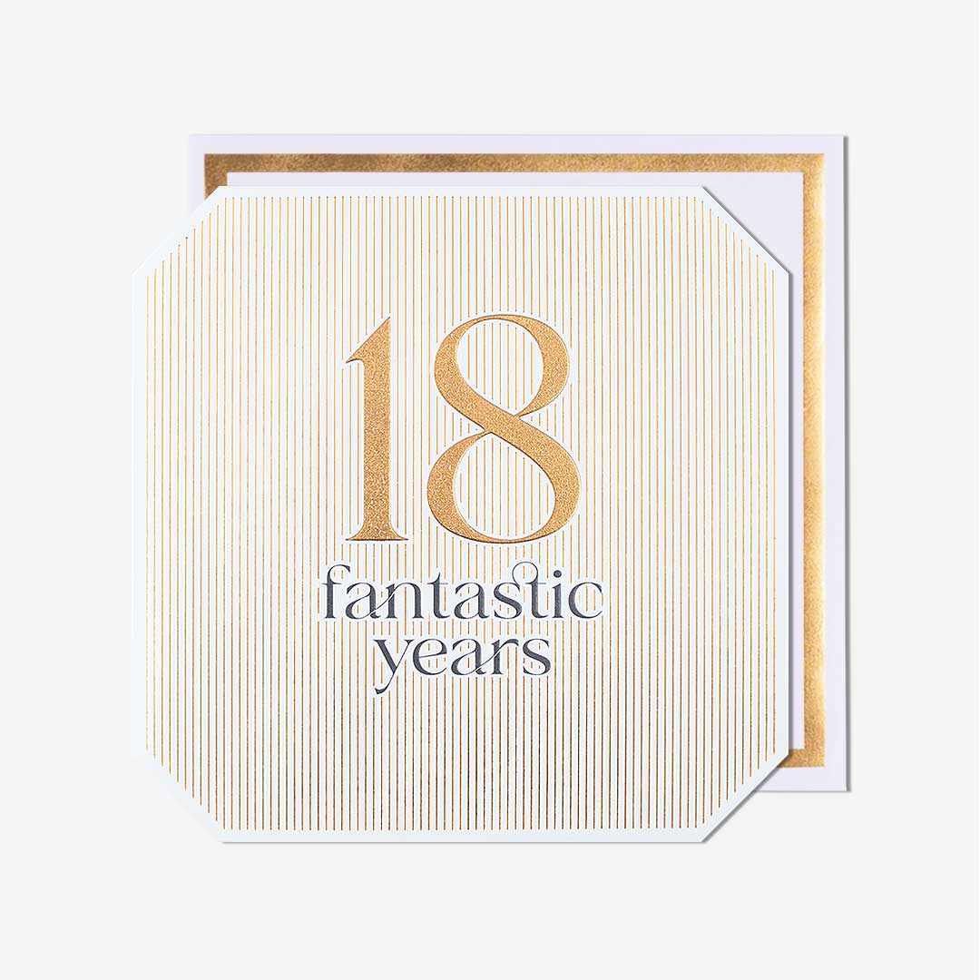 18 Fantastic Years 18th Birthday Card