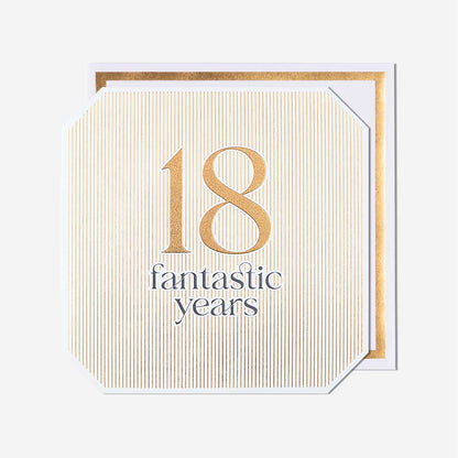 18 Fantastic Years 18th Birthday Card