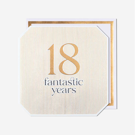 18 Fantastic Years 18th Birthday Card