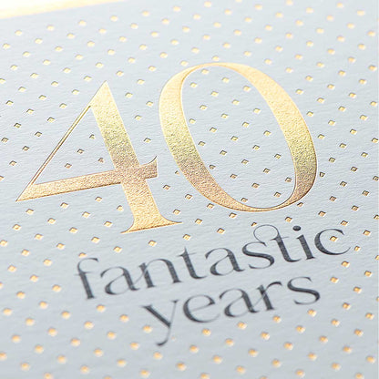 40 Fantastic Years 40th Birthday Card