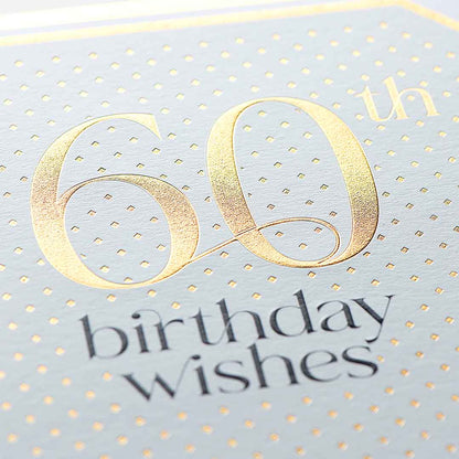 60 Birthday Wishes 60th Birthday Card