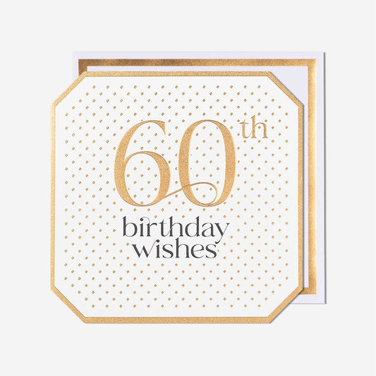 60 Birthday Wishes 60th Birthday Card