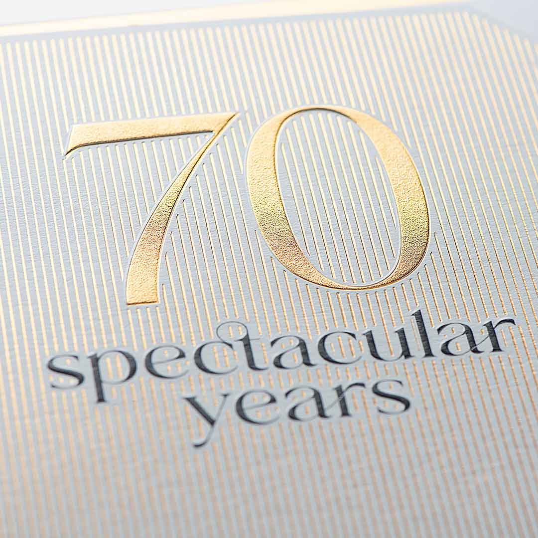 70 Spectacular Years 70th Birthday Card