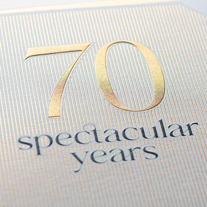 70 Spectacular Years 70th Birthday Card