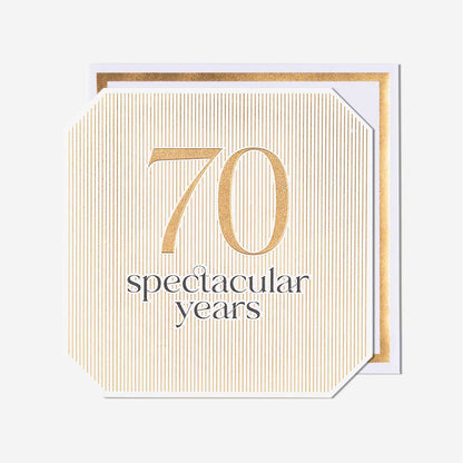 70 Spectacular Years 70th Birthday Card
