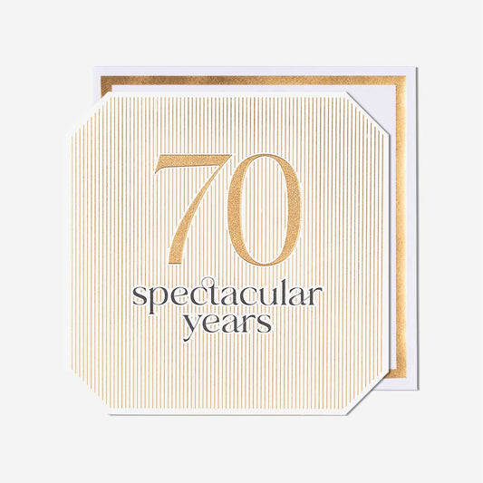 70 Spectacular Years 70th Birthday Card