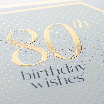 80th Birthday Wishes 80th Birthday Card