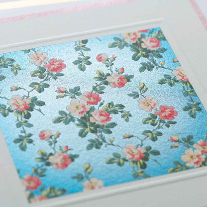 Chintz Floral Blank Card