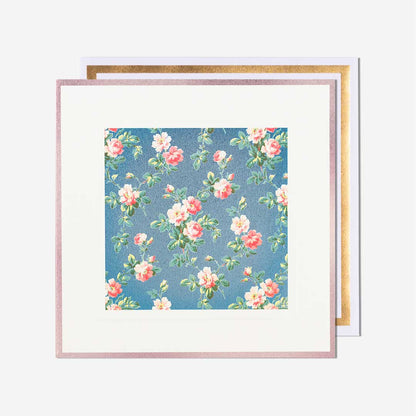 Chintz Floral Blank Card