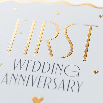 First Wedding Anniversary Card
