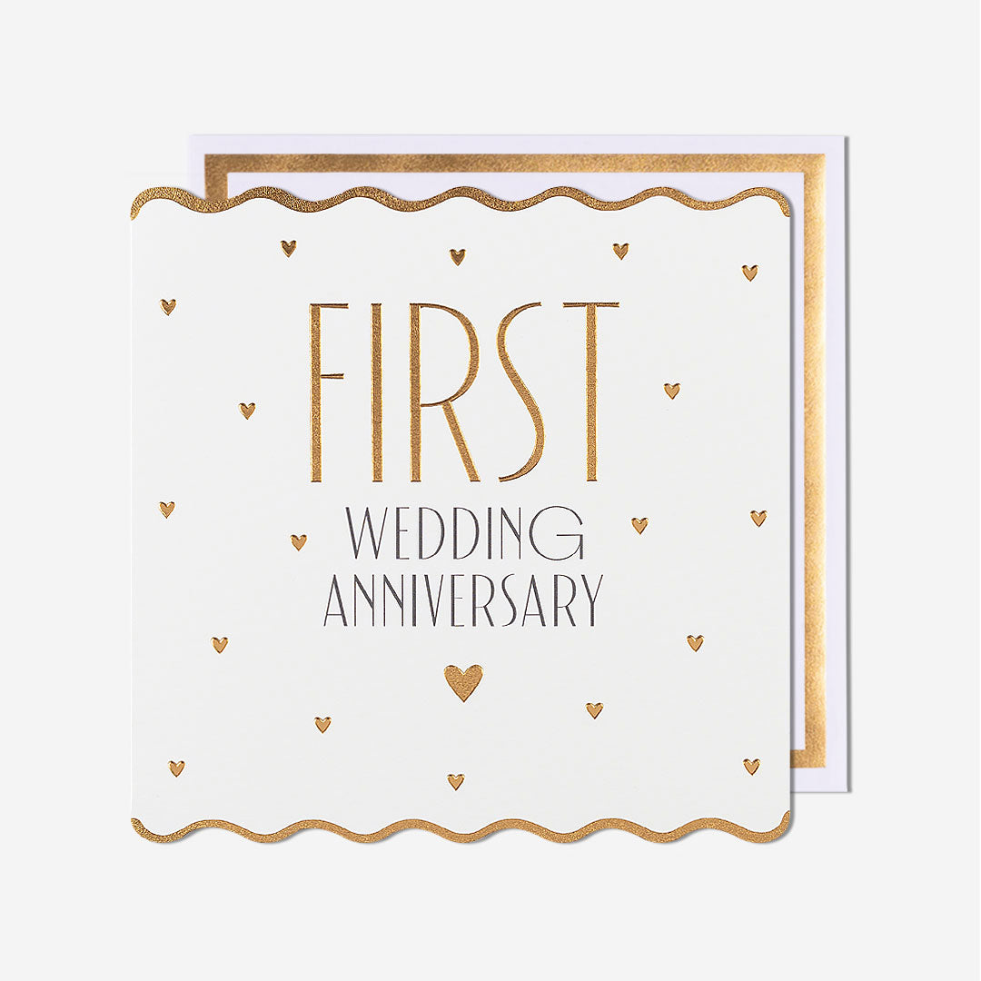 First Wedding Anniversary Card