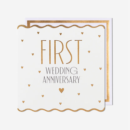 First Wedding Anniversary Card