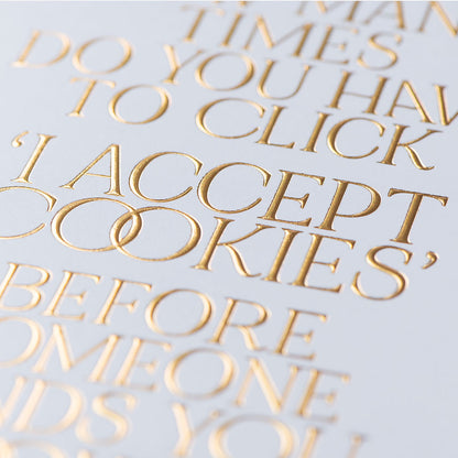 I Accept Cookies General Card