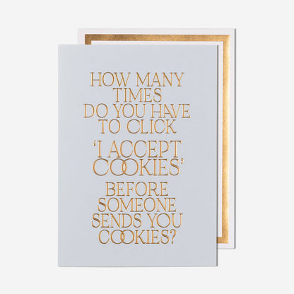 I Accept Cookies General Card