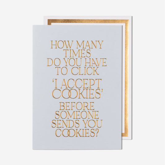 I Accept Cookies General Card