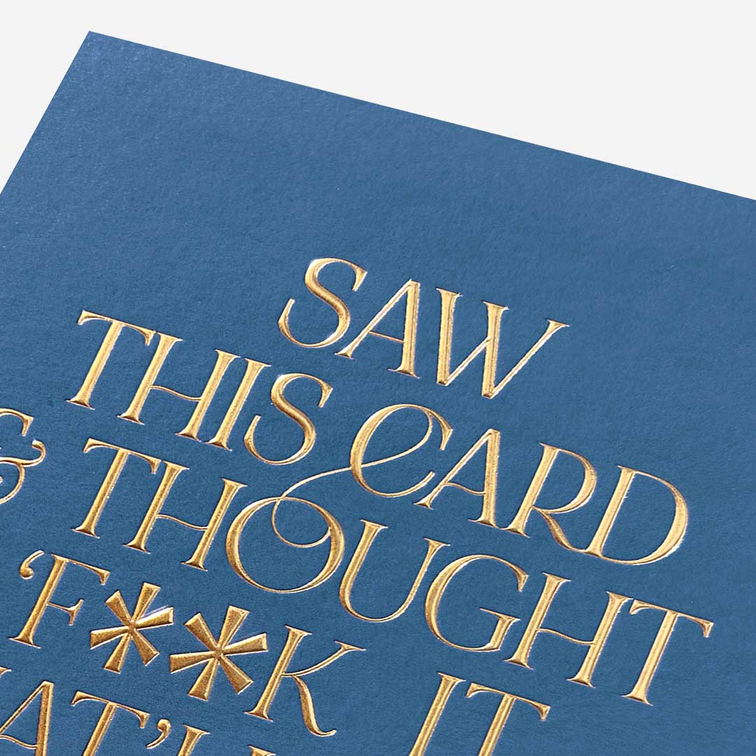 Saw this card