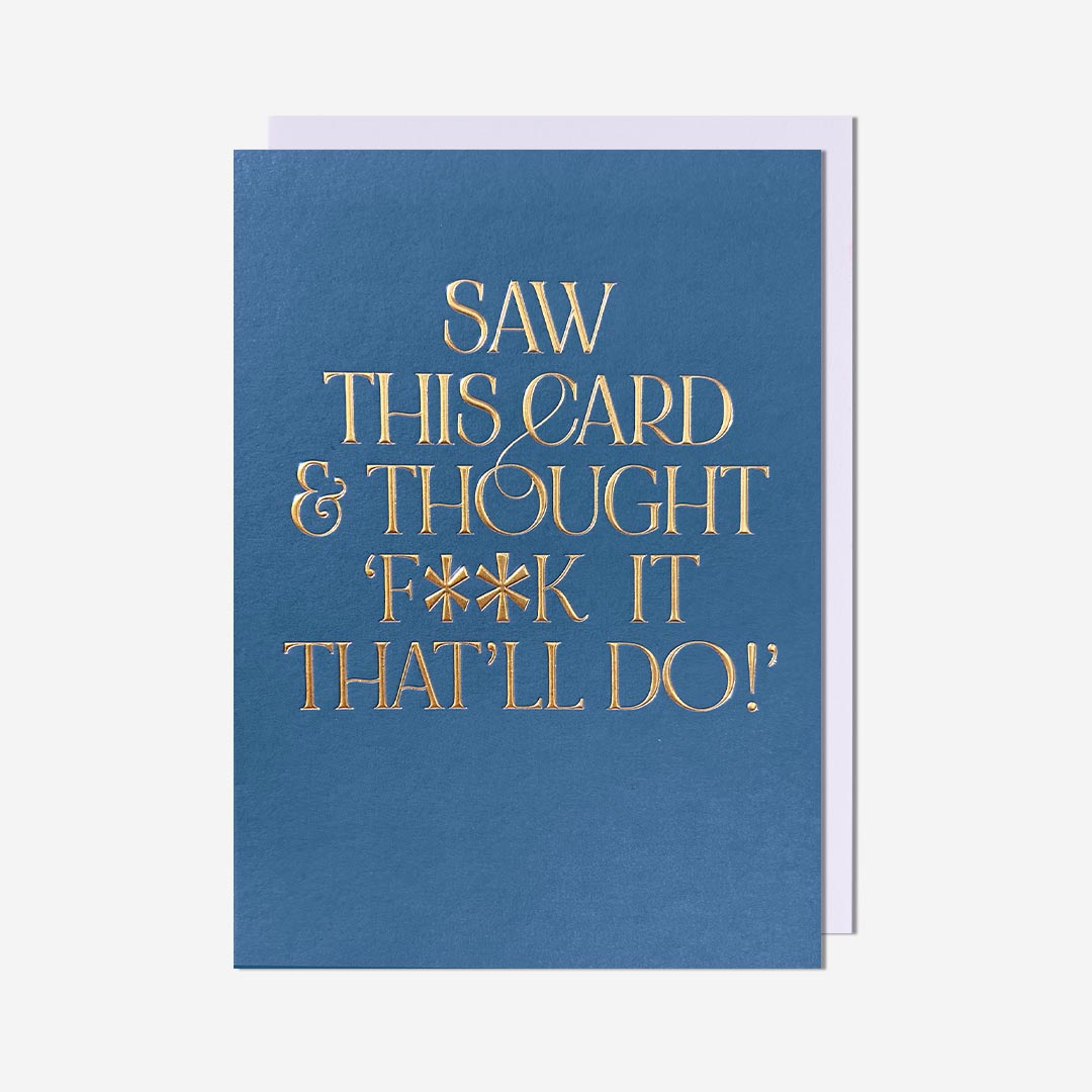 Saw this card
