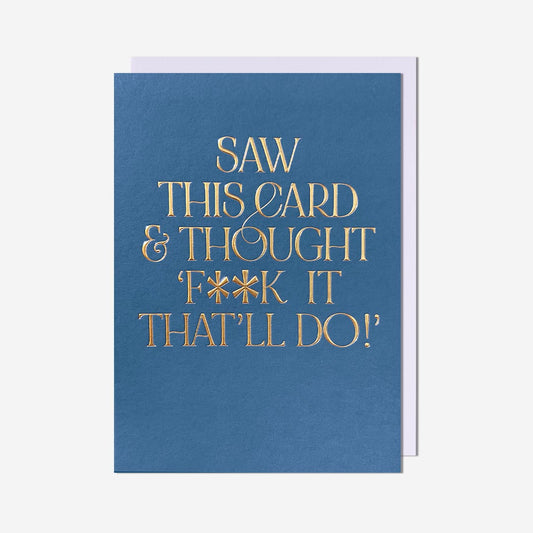 Saw this card