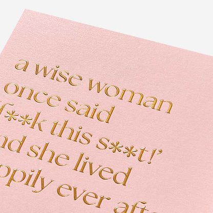 Wise woman