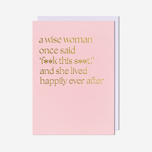 Wise woman