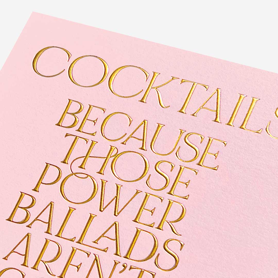 Cocktails power ballards