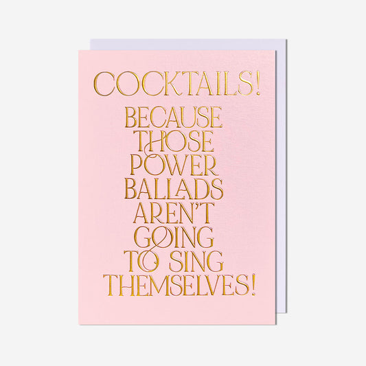 Cocktails power ballards