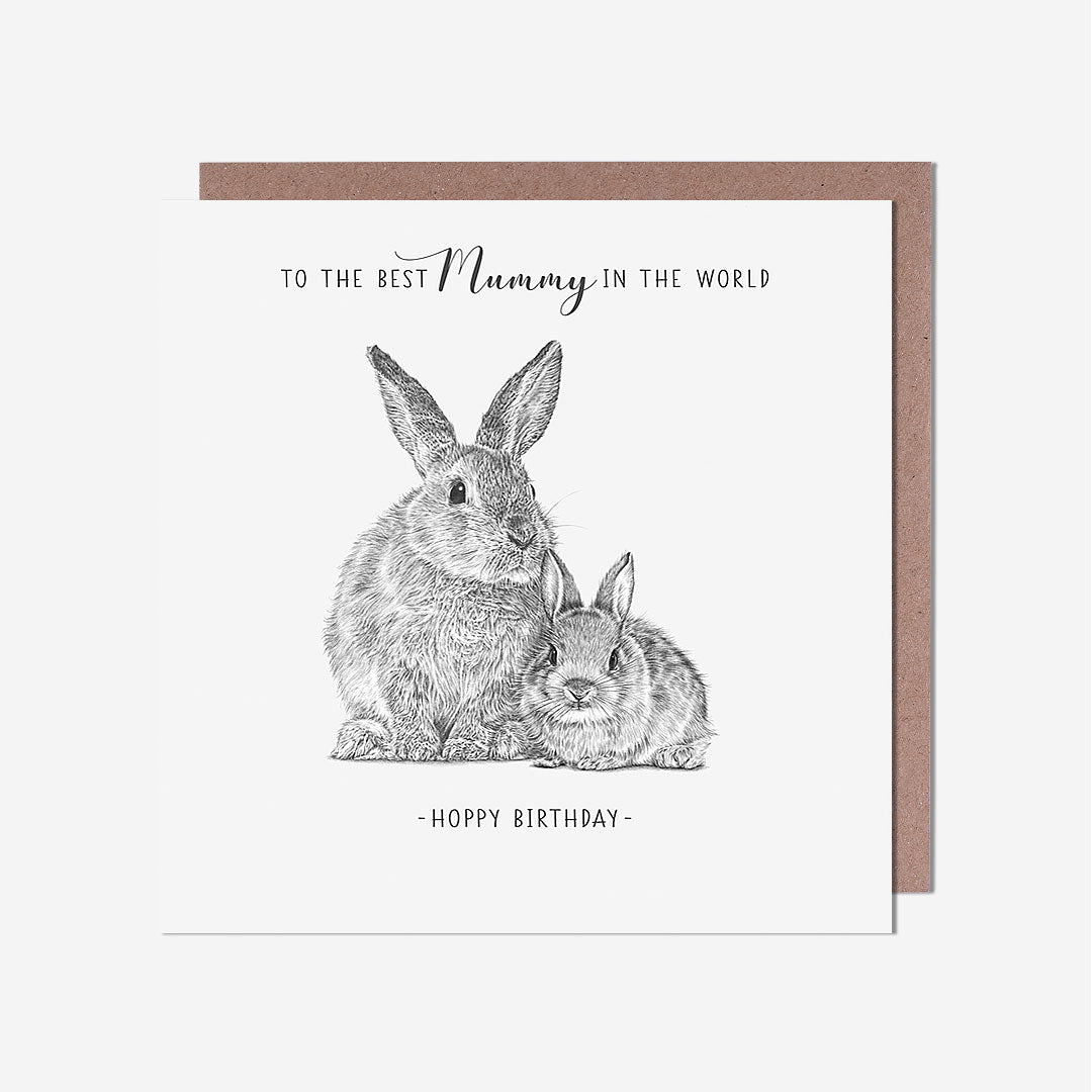 Best Mummy Bunnies Birthday Card
