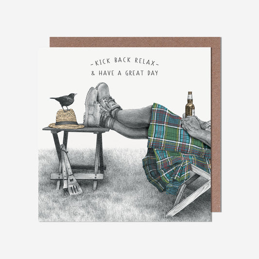 Kick Back & Relax Birthday Card