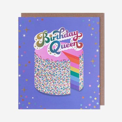 Cake Birthday Queen Birthday Card