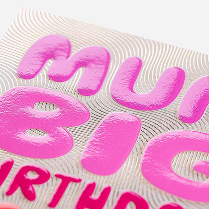 Big Birthday Love Mum Birthday Card