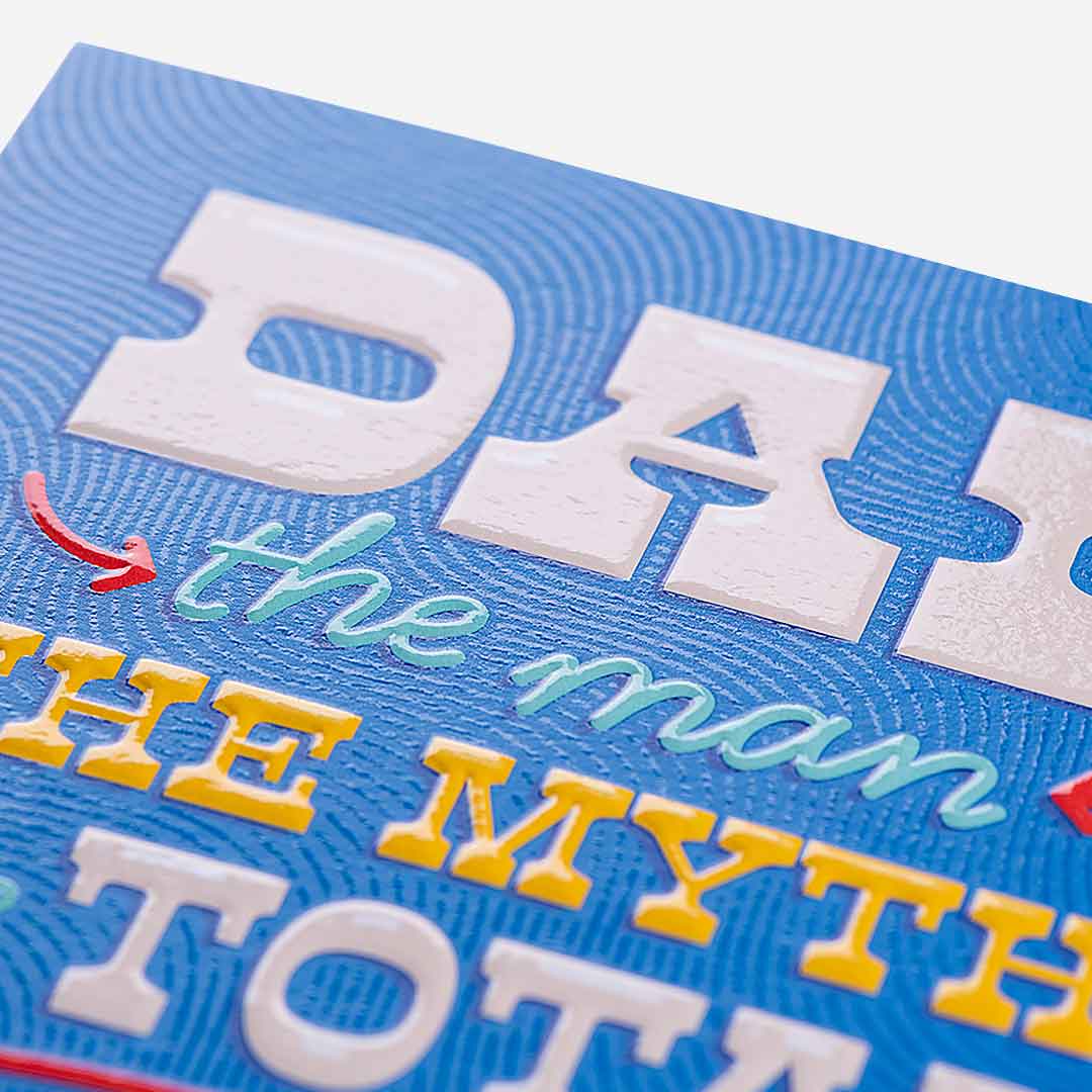 The Man The Myth The Legend Dad Birthday Card