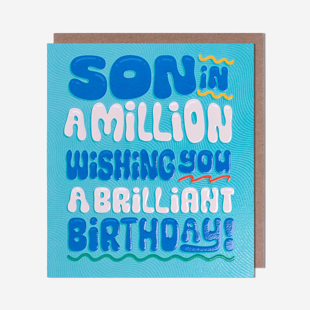 In A Million Son Birthday Card