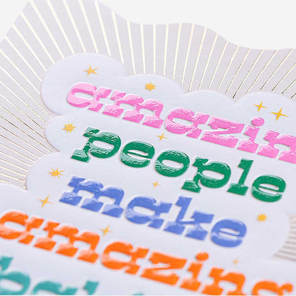 Amazing People Make Amazing Babies! Parents To Be Card