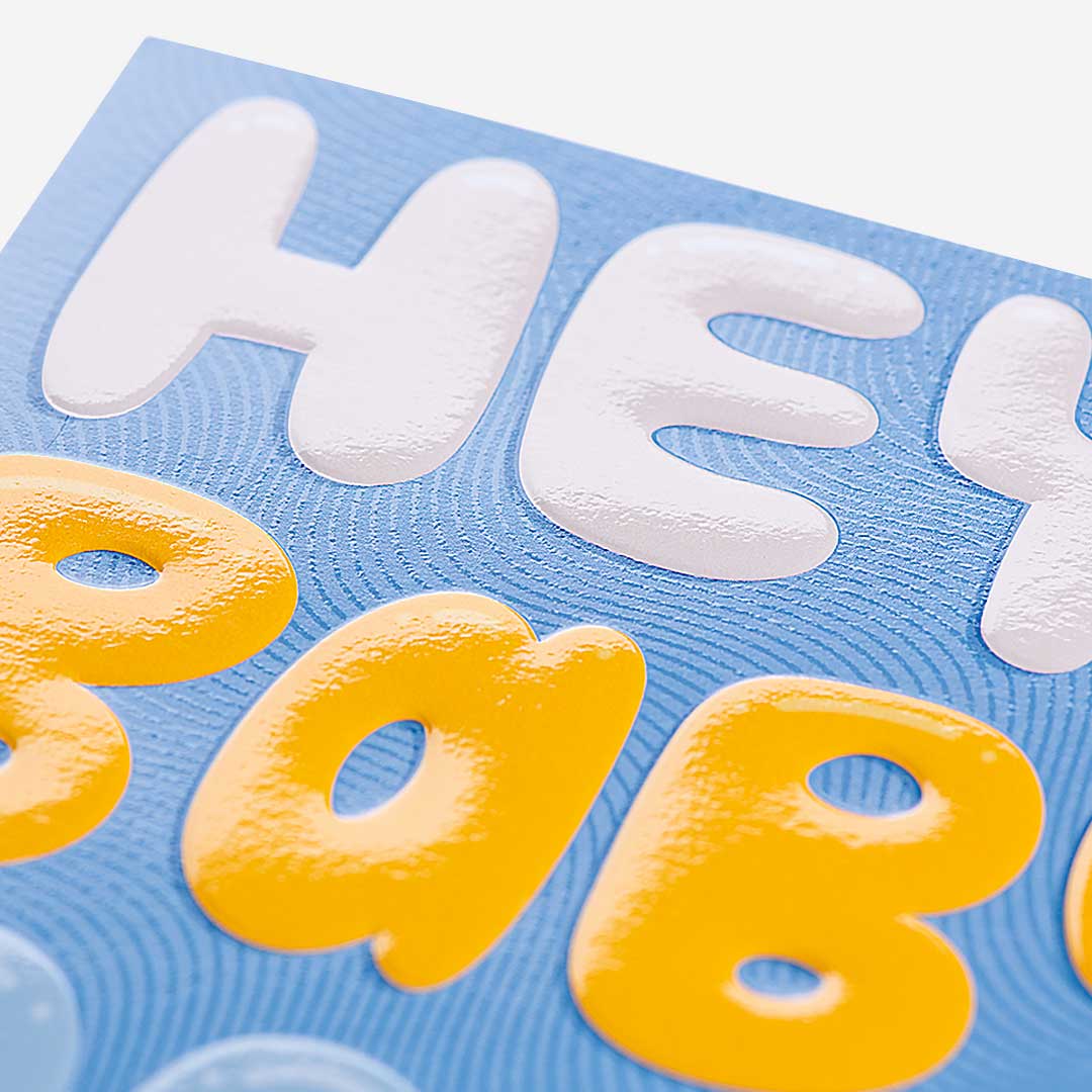 Hey There Baby Boy! New Baby Boy Card