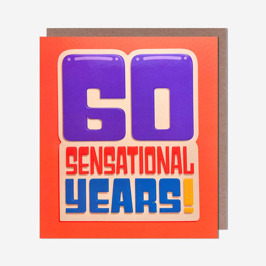 60 Super Duper 60th Birthday Card