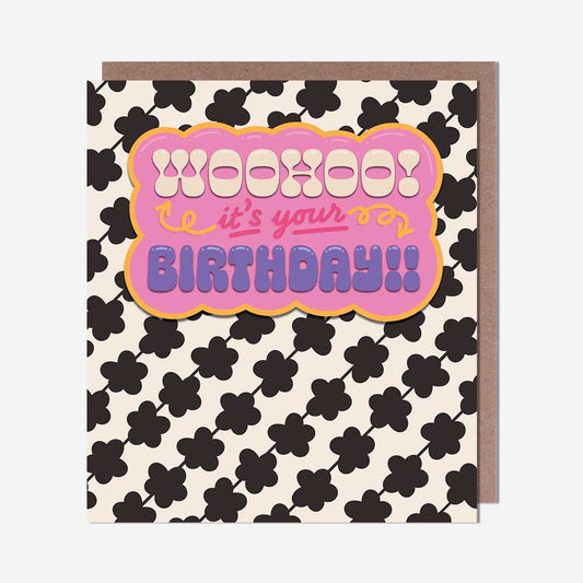 Woohoo birthday daisy chain Birthday Card