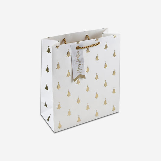 Gold Embossed Tree Medium Gift Bag