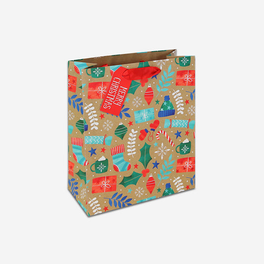 Winter Icons Medium Gift Bag