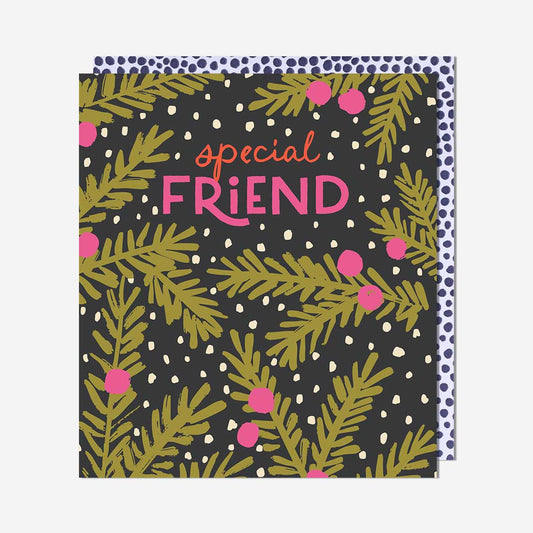 Special friend foliage Friend Card