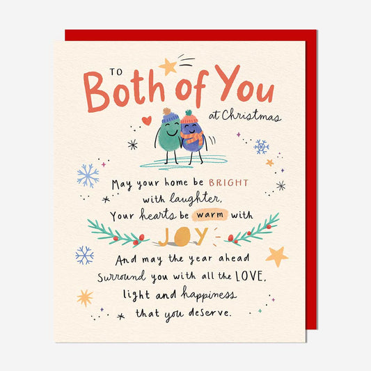 Both of you thumbprint couple Both Of You Card
